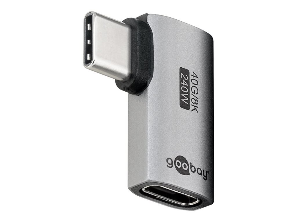 Goobay USB-C Adapter Horizontal 90°, USB4 - 74441