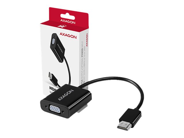 AXAGON - Active converter - HDMI to VGA - 0.15 m