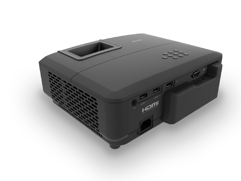 Philips - GamePix 800 - Full HD (1920x1080) - 2600 ANSI lumens - 1500:1 - Black - Smart Gaming Projector