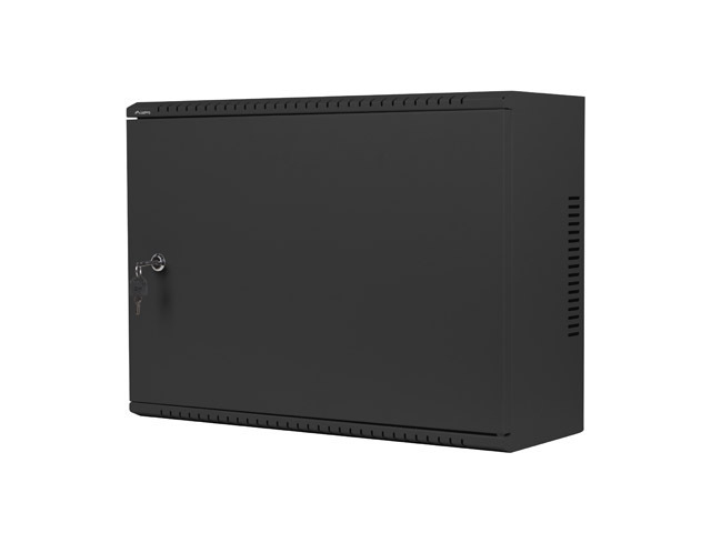 Lanberg - Rack cabinet 19" wall-mount 4U+3U/540x200 low-profile - WAF1-5203-04-00B - Black