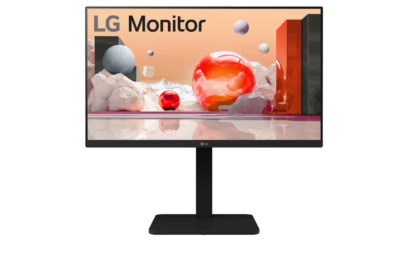 LG - 24BA450-B - 24 " - IPS - FHD - 16:9 - 100 Hz - 5 ms - 1920 x 1080 pixels - 250 cd/m² - HDMI ports quantity 1