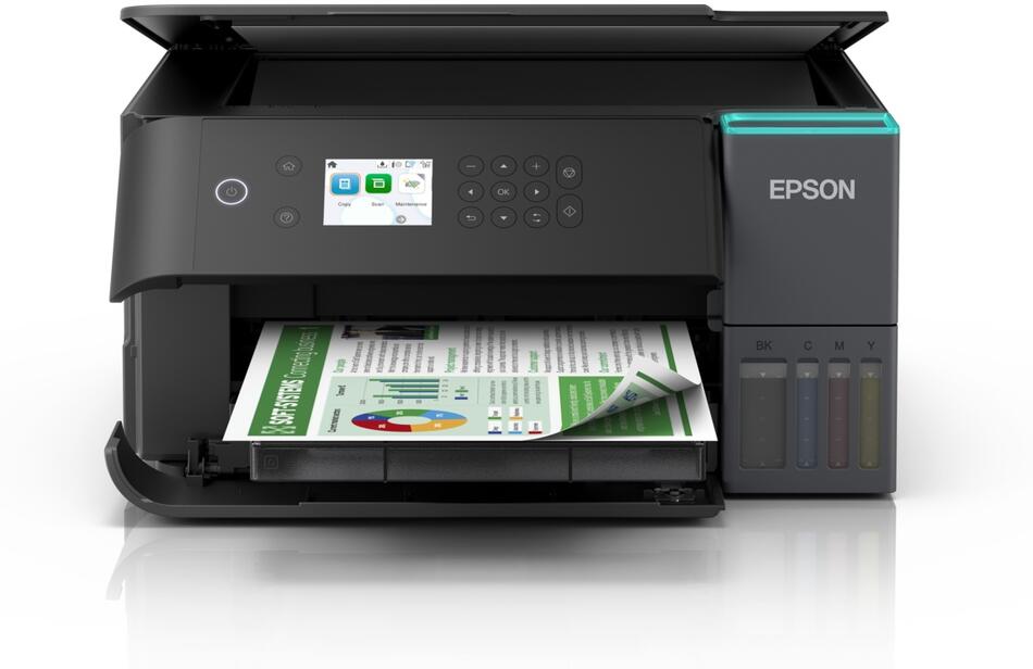 Epson - Multifunctional printers - EcoTank L6360 - Inkjet - Colour - A4 - Wi-Fi - Black