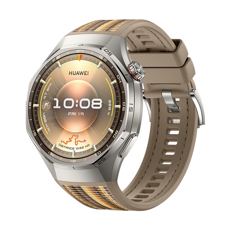 Huawei - WATCH GT 6 Pro 46mm - Smart watch - GPS (satellite) - AMOLED - 1.47 inches - Waterproof - Brown