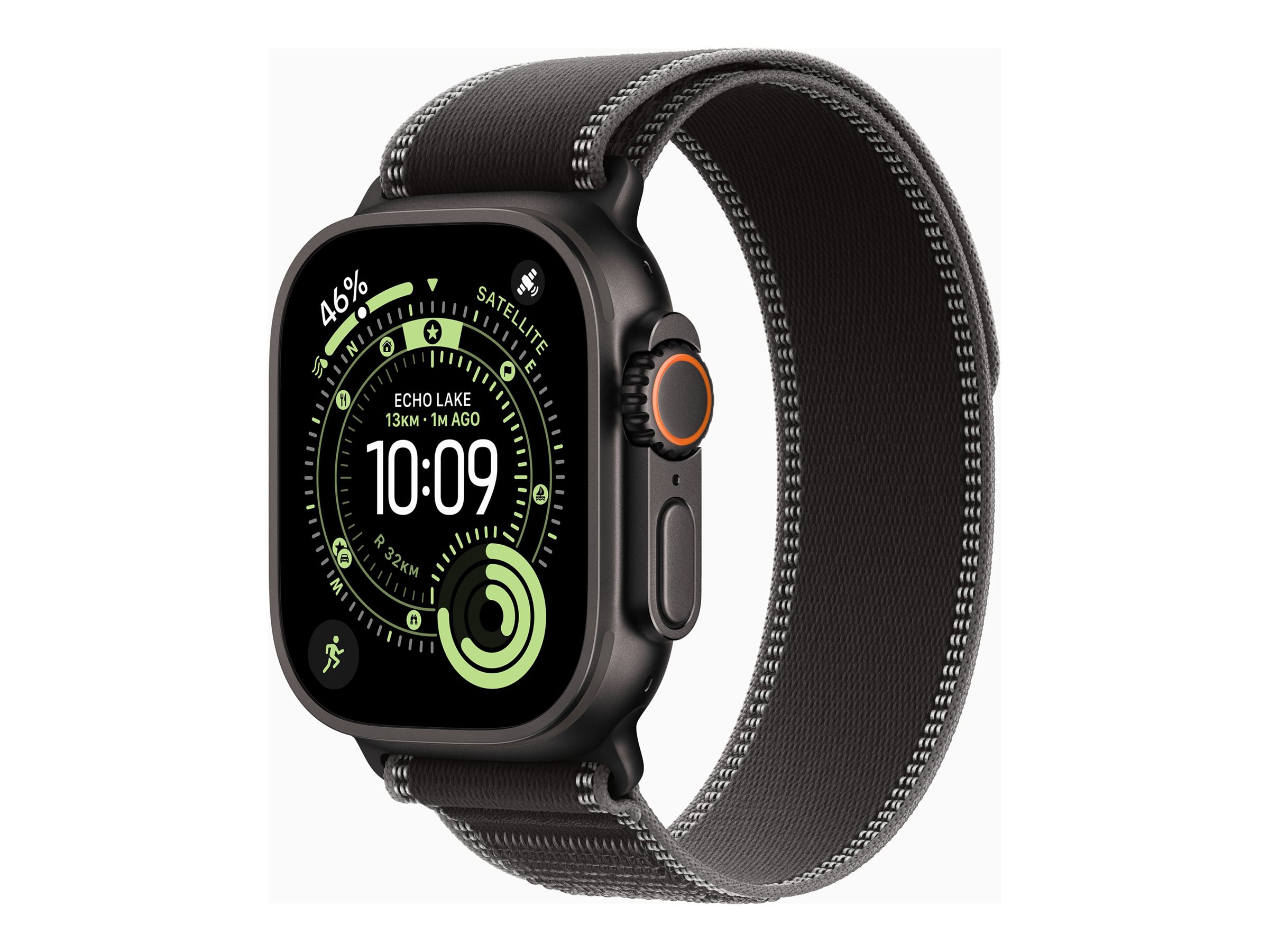 Apple - Watch Ultra 3 GPS + Cellular - Smart watch - Always-On Retina - 49 mm - Black/Charcoal