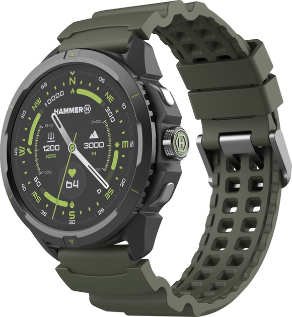 Hammer - Watch 2 - Smart watch - AMOLED - 1.5” - Military Edition
