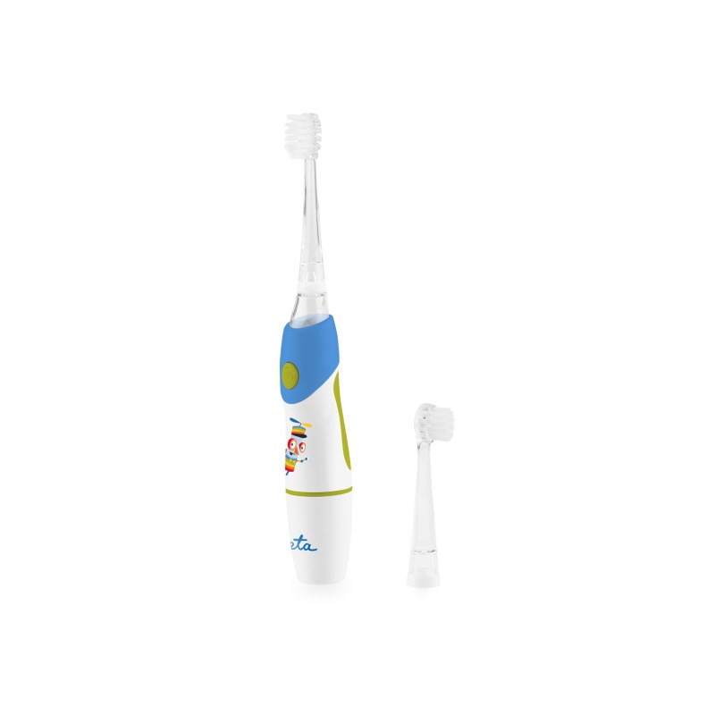 ETA Toothbrush - Sonetic ETA071090020 - Battery operated - For kids - Number of brush heads included 2 - Number of teeth brushing modes 1 - Blue/White