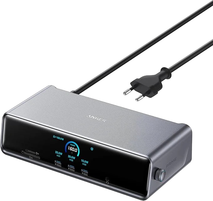 Anker Prime Docking Station (14-in-1, Triple Display, DisplayLink) - A83B33A1