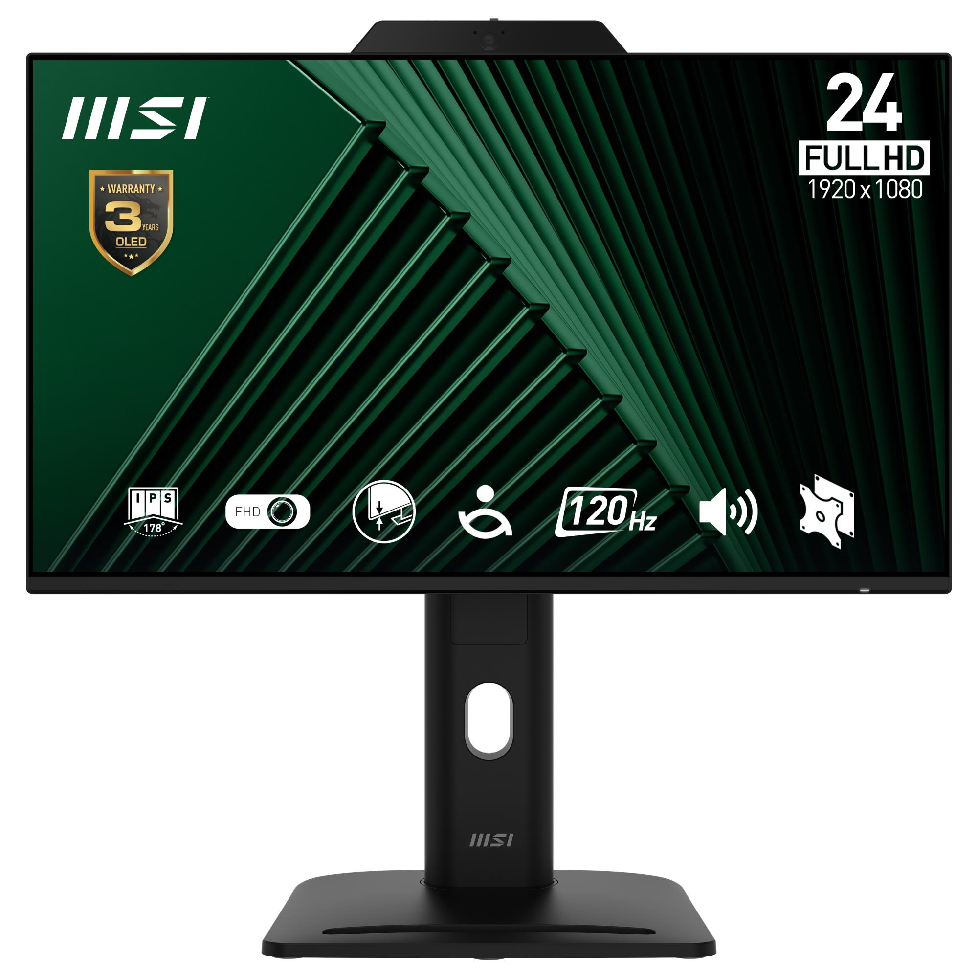 LCD Monitor|MSI|PRO MP242PMG|23.8"|Business|Panel IPS|1920x1080|16:9|120 Hz|1 ms|Speakers|PROMP242PMG