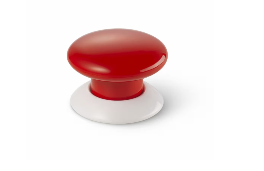 Fibaro Nice Push-Control - FGPB-101-3 ZW5 EU - Red