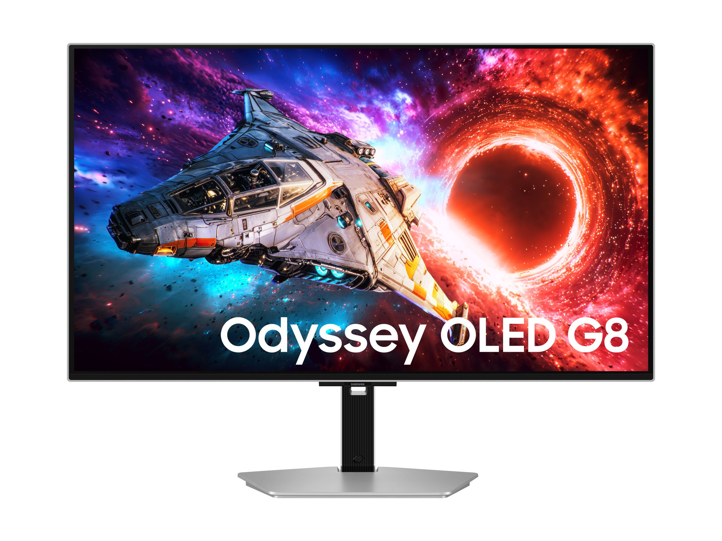 Samsung - LS32HG800SUXEN Odyssey OLED G8 - 32 " - OLED - 4K - 16:9 - 240 Hz - 0.03 ms - 3840 x 2160 pixels - 300 cd/m² - HDMI ports quantity 2 - Silver