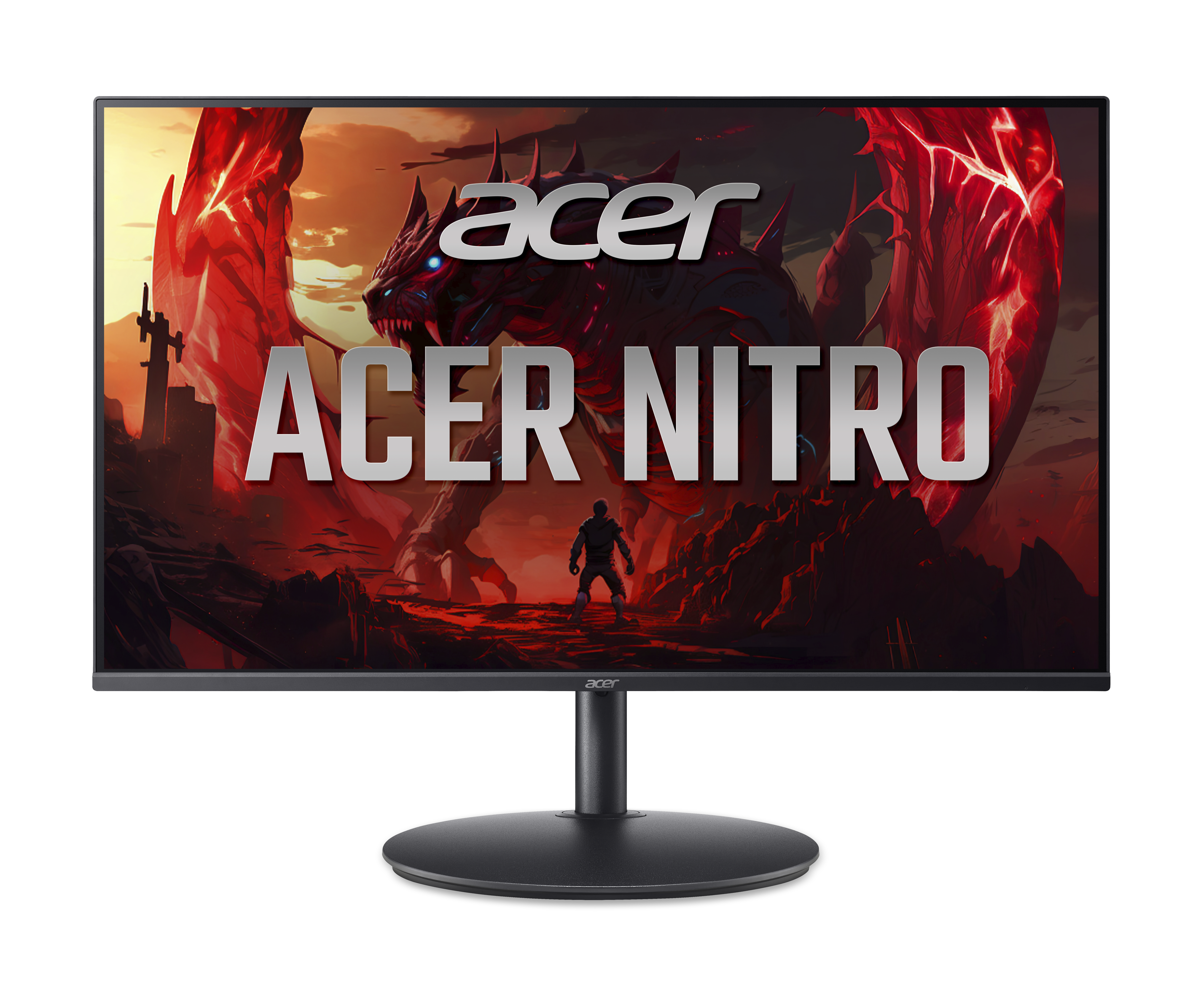Acer - Nitro XF27FX Ergo - 27 " - IPS - FHD - 16:9 - 240 Hz - 0.5 ms - 1920 x 1080 pixels - 250 cd/m² - HDMI ports quantity 2 - Black