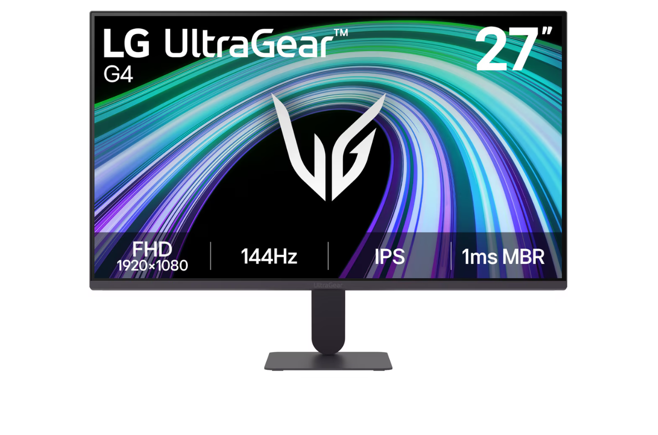 LG - 27G411B-B - 27 " - IPS - FHD - 16:9 - 144 Hz - 1 ms - 1920 x 1080 pixels - 250 cd/m² - HDMI ports quantity 1