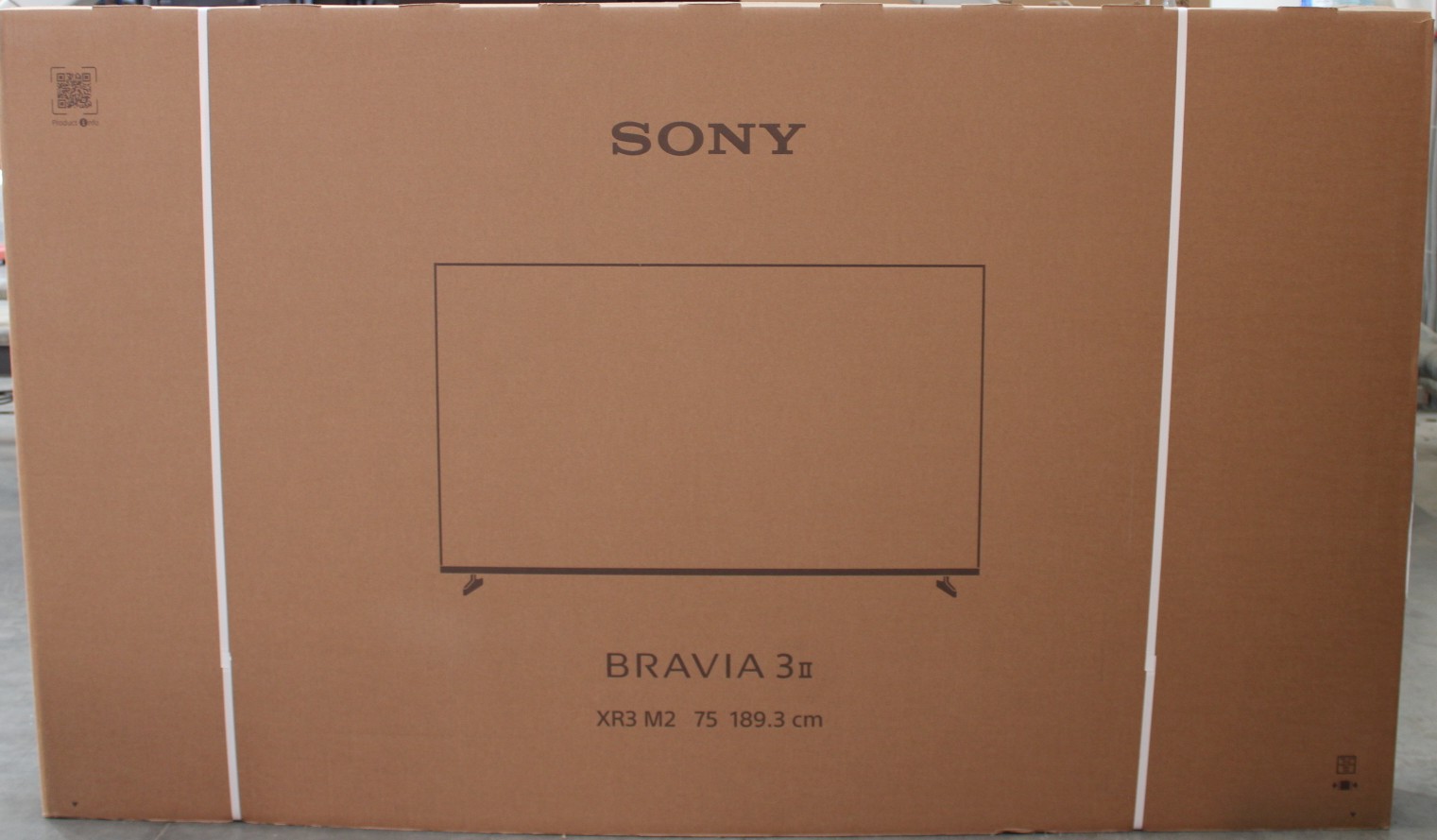 SALE OUT. Sony K75XR35M2 Bravia 7 75" (189cm) 4K Ultra HD Smart Google Mini LED TV - Sony - TV - K-75XR35M2 Bravia 3 II - 75 - Smart TV - Google TV - UHD - Black - DAMAGED PACKAGING