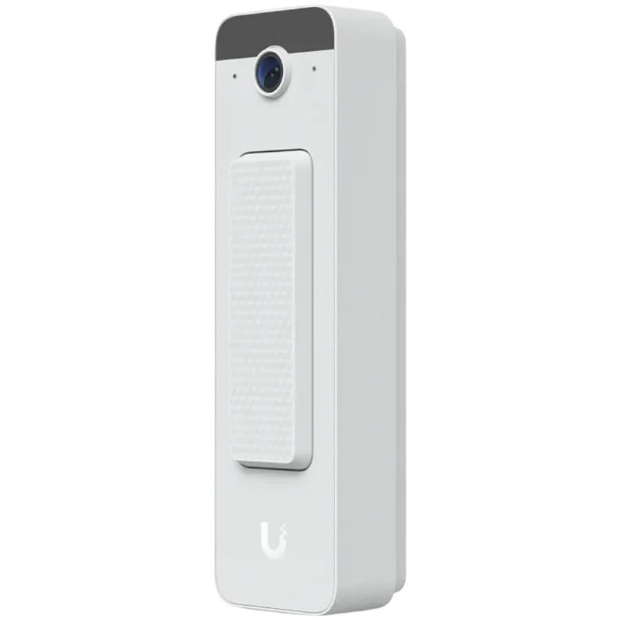 Ubiquiti Doorbell Lite - Compact PoE video doorbell with two-way audio and versatile mounting options, white.