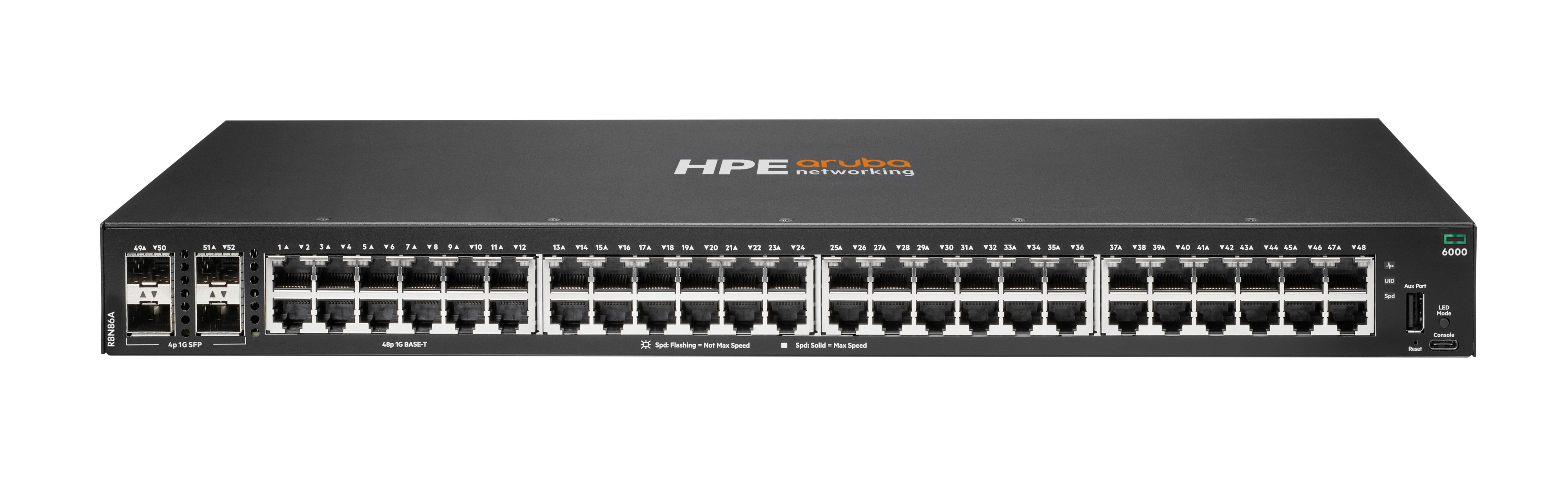 Aruba 6000 48G 4SFP Swch Europe - English localization