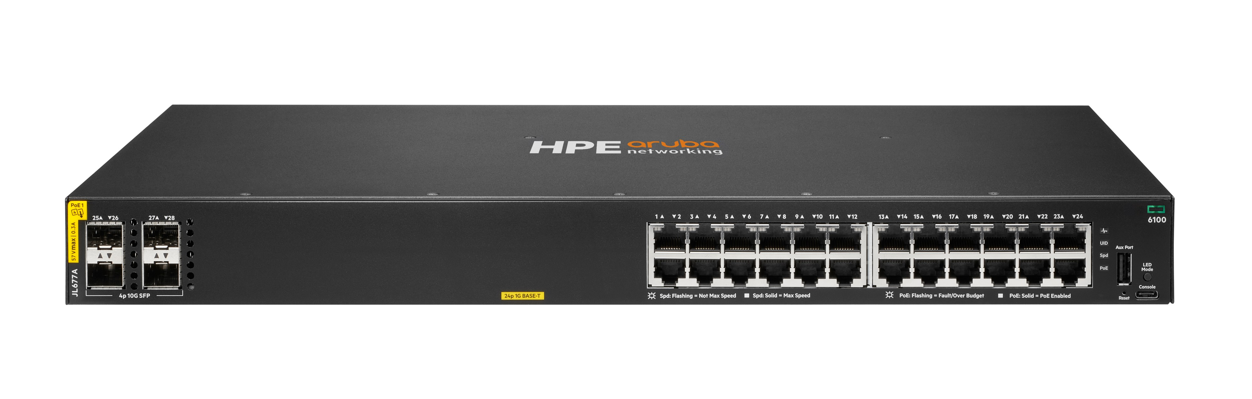 Aruba 6100 24G CL4 4SFP+ Swch