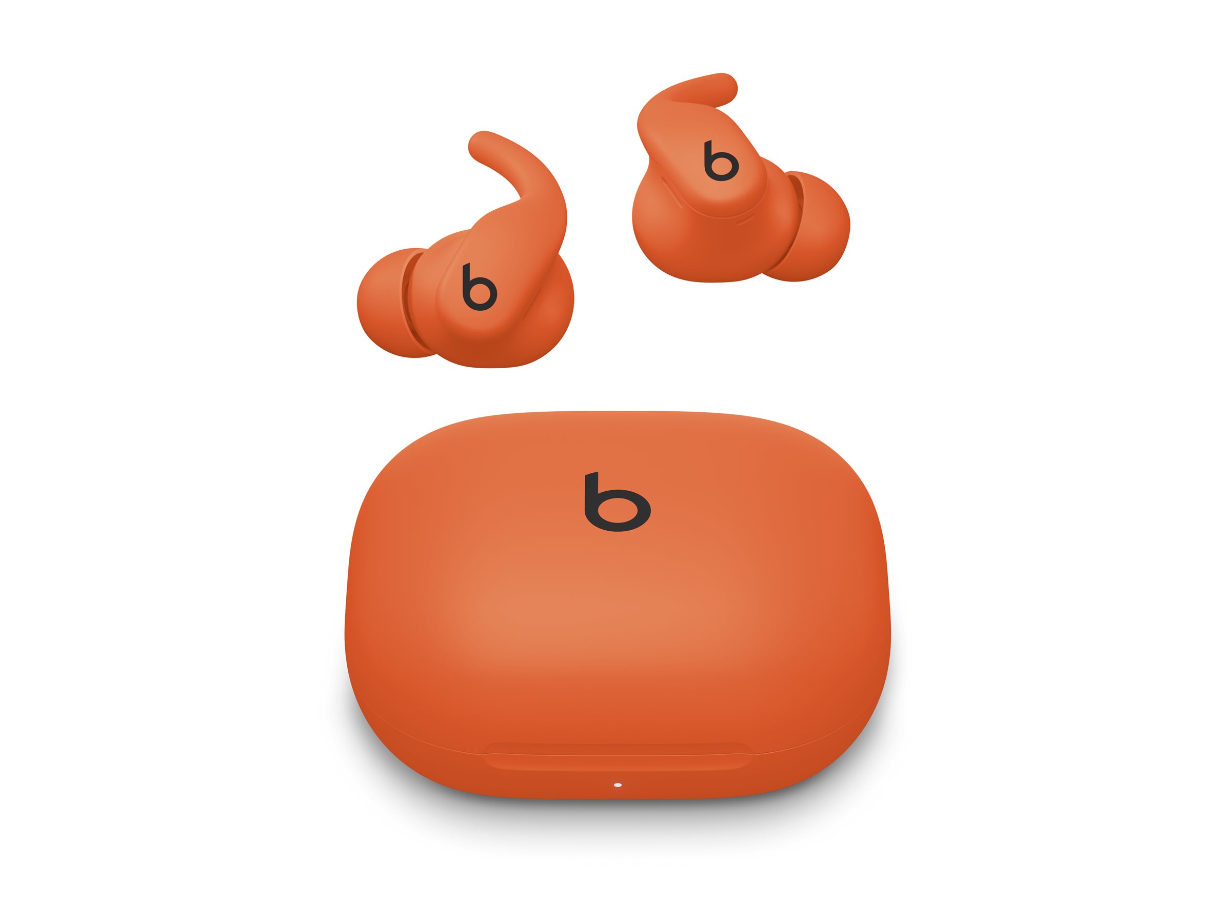 Beats Powerbeats Fit - Wireless Noise-Cancelling Workout Earbuds with Ultimate Secure Fit - Spark Orange - Beats