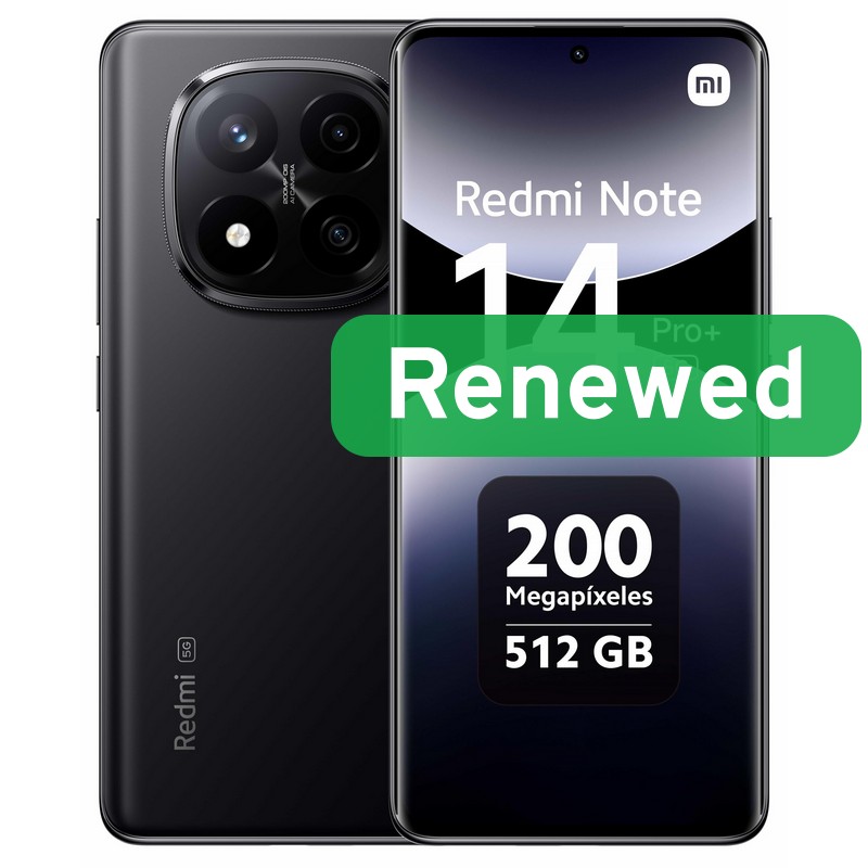 Xiaomi Renewed - Grade A - Redmi Note 14 Pro+ - 256 GB - Midnight Black - 5G - O