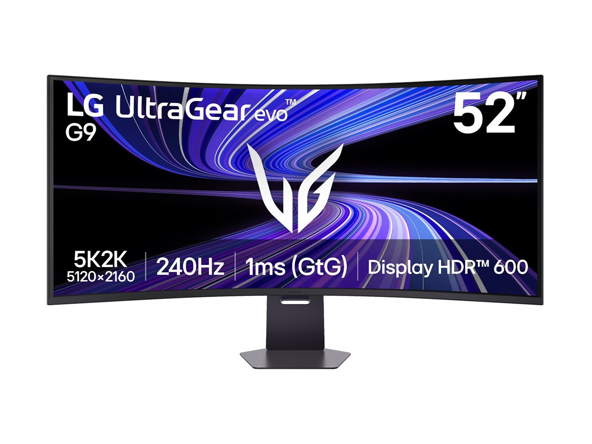 LG - UltraGear evo G9 52G930B-B - 52 " - VA - WUHD - 21:9 - 240 Hz - 1 ms - 5120 x 2160 pixels - 400 cd/m² - Black