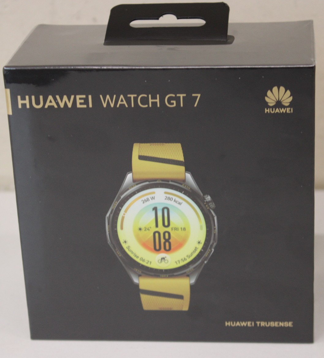 SALE OUT. HUAWEI WATCH GT 7 46mm, Yellow, Atum-B39FY DAMAGED PACKAGING - SALE OUT. Huawei - DAMAGED PACKAGING