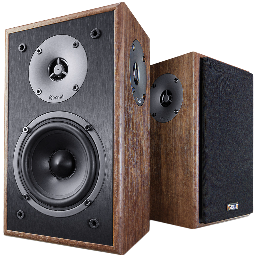 Magnat Monitor S10 D Surround Sound Speakers, Walnut, Pair