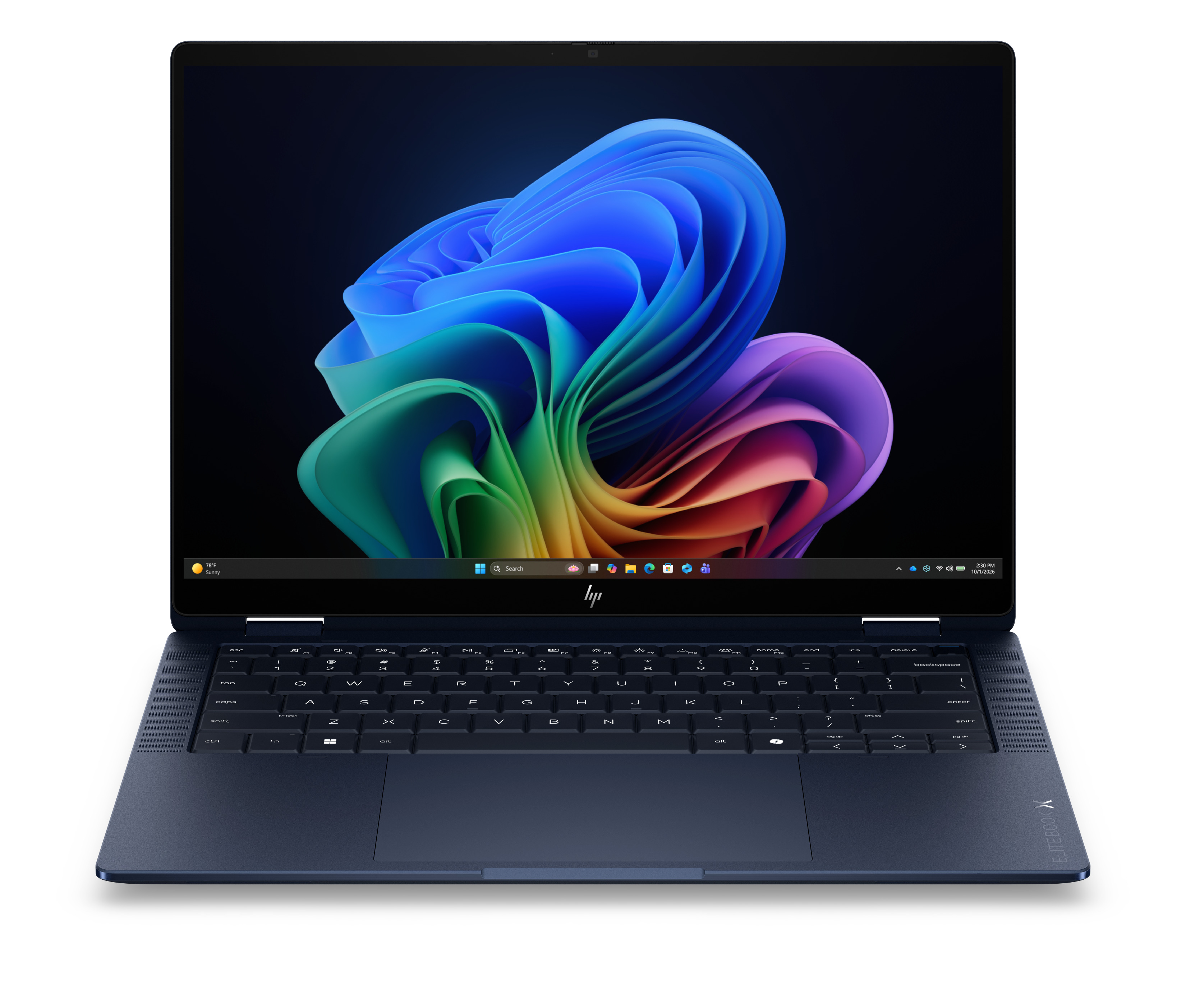 HP EliteBook X Flip G2i 14 - Ultra X7-358H, 32GB, 1TB SSD, 14 3K 500-nit 120Hz OLED Touch AG, 5MP IR cam, 4G/5G Modem, US backlit keyboard, 68Wh, Atmospheric Blue, Win 11 Pro, 3 years
