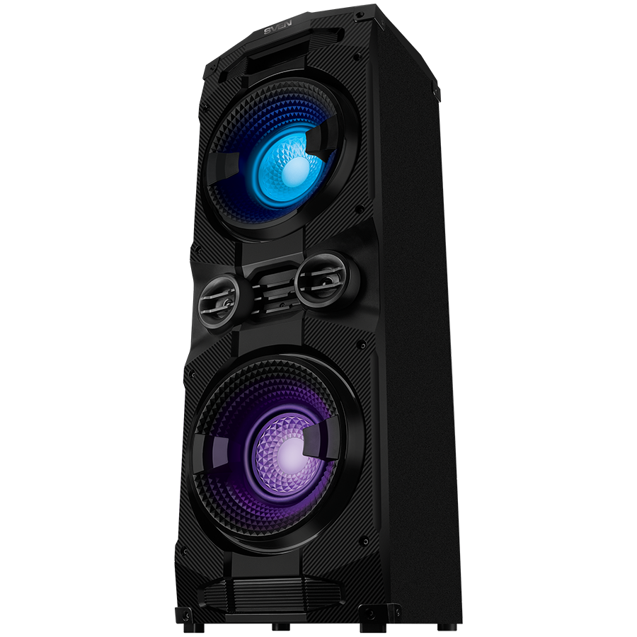 Speaker SVEN PS-1500, black (500W, Bluetooth, FM, USB, LED-display, AC power)