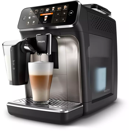 Philips - Series 5400 Coffee Maker - EP5447/90 - Pump pressure 15 bar - Built-in milk frother - Fully Automatic - 1500 W - Black