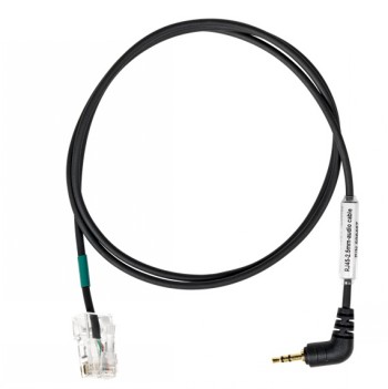 EPOS SENNHEISER AUDIO CABLE FOR DECT HEADSETS TO CONNECT WITH DESK PHONES WITH A RJ45-2.5MM JACK_