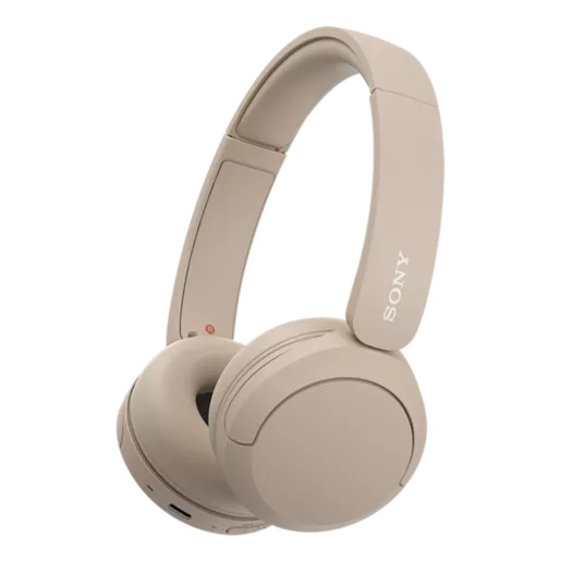 Sony - Wireless Headphones - WH-CH520 - Wireless - On-Ear - Microphone - Beige - Noise canceling