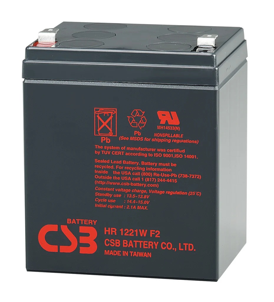 CSB Battery - Battery, 12 V - HR1221WF2 - 21 W