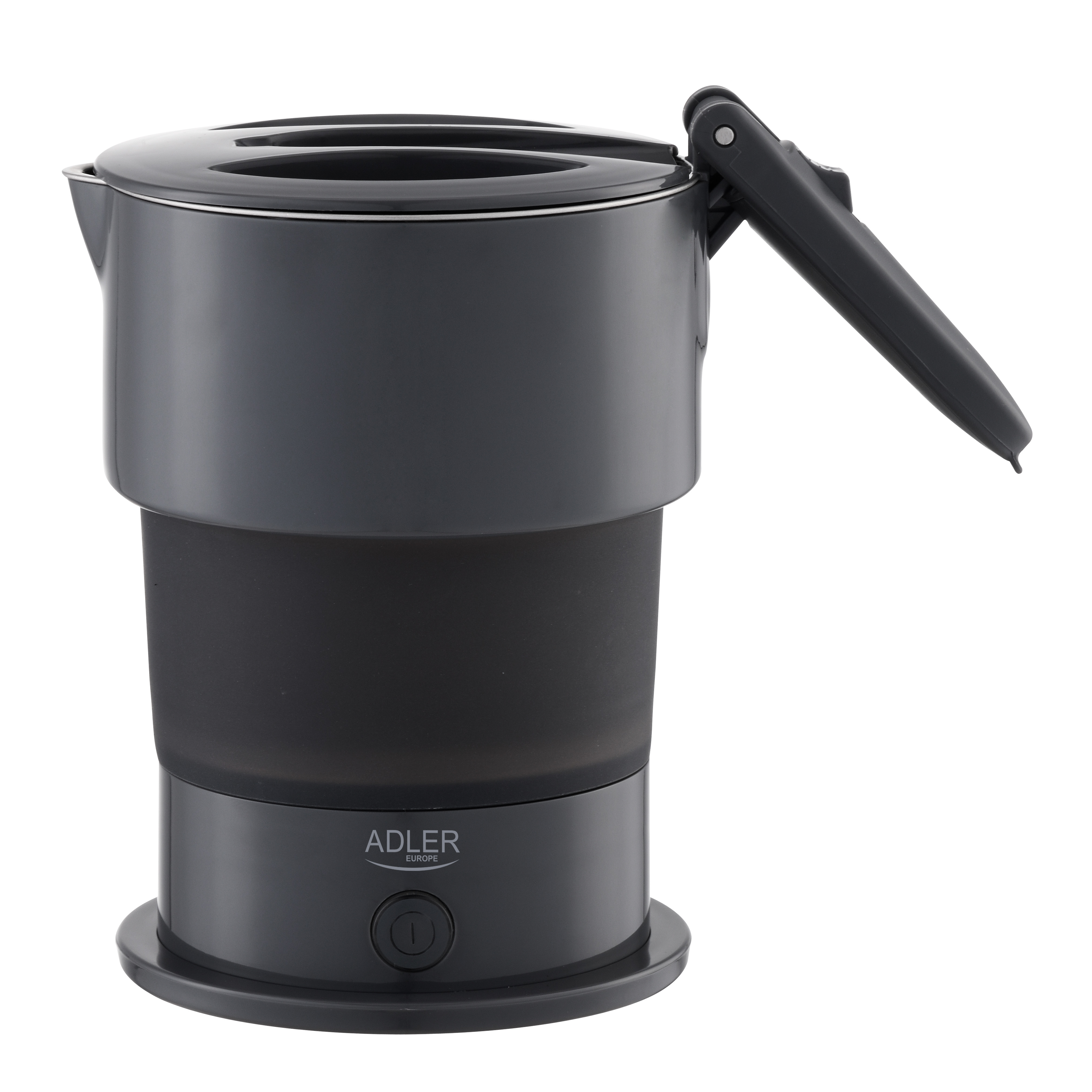 Adler Silicon Travel Kettle - AD 1377 - Travel Kettle - 600 W - 0.6 L - Silicon - Grey