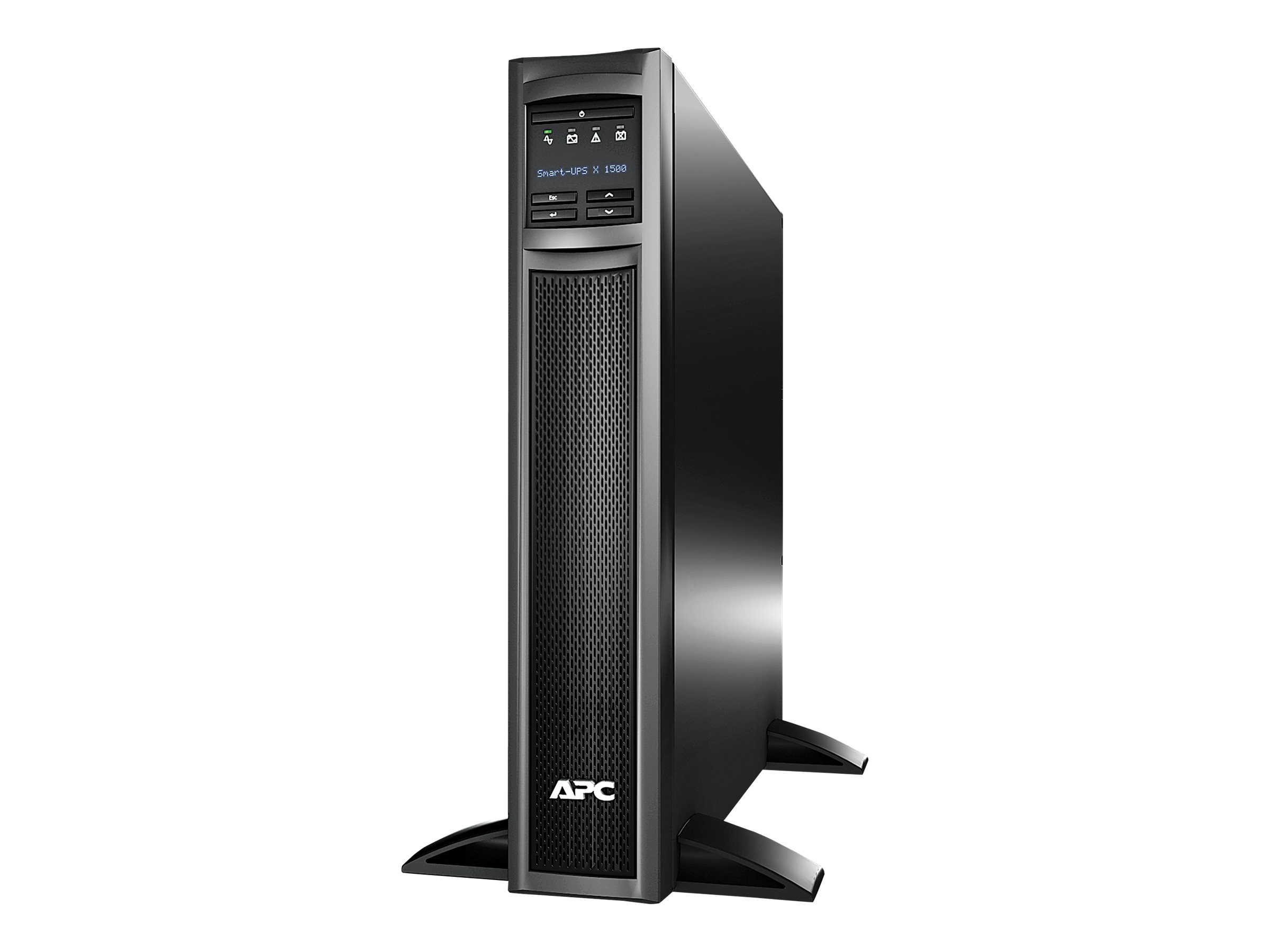 APC Smart-UPS X, LINE Interactive, 1500VA, Rack/tower convertible 2U, 230V, 8x C13 IEC, NMC, Extended runtime, Black - Schneider Electric