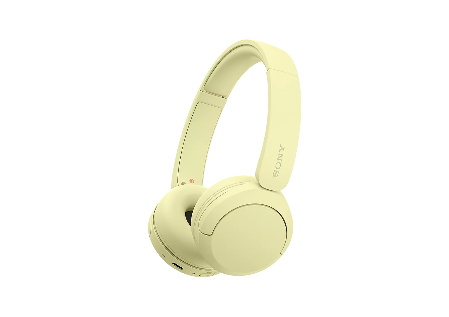 Sony Headphones - WH-CH520 - Bluetooth - On-Ear - Yellow