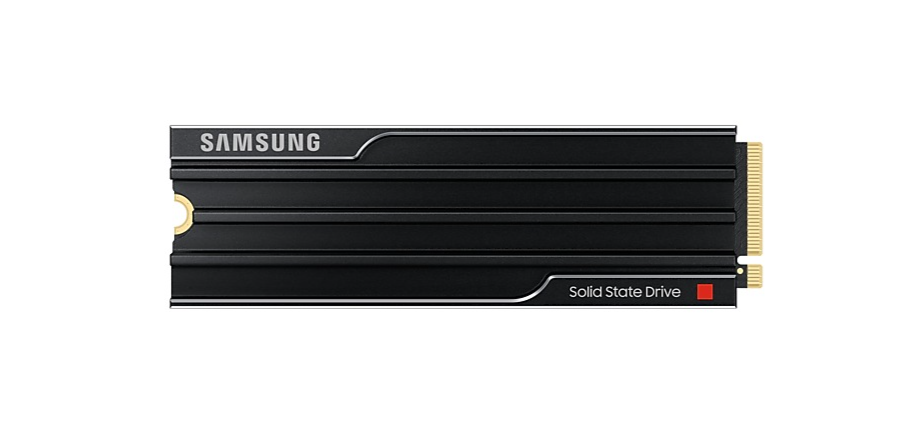Samsung 9100 PRO With Heatsink - 1000 GB - SSD form factor M.2 2280 - Solid-state drive interface PCIe 5.0 NVMe - Read speed 14800 MB/s - Write speed 13400 MB/s