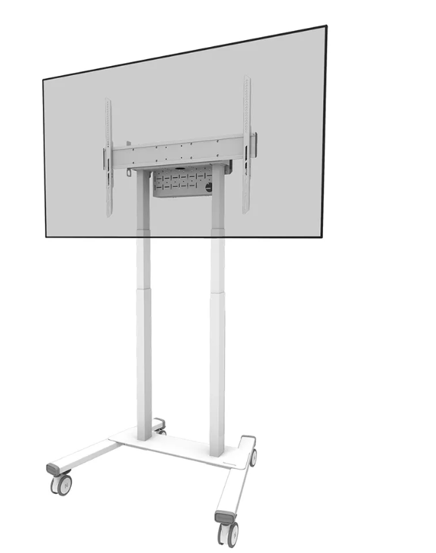 Neomounts Floor stand - FL55-875WH1 TV trolley - Adjustable Height - 55-100 " - Maximum weight (capacity) 110 kg - White