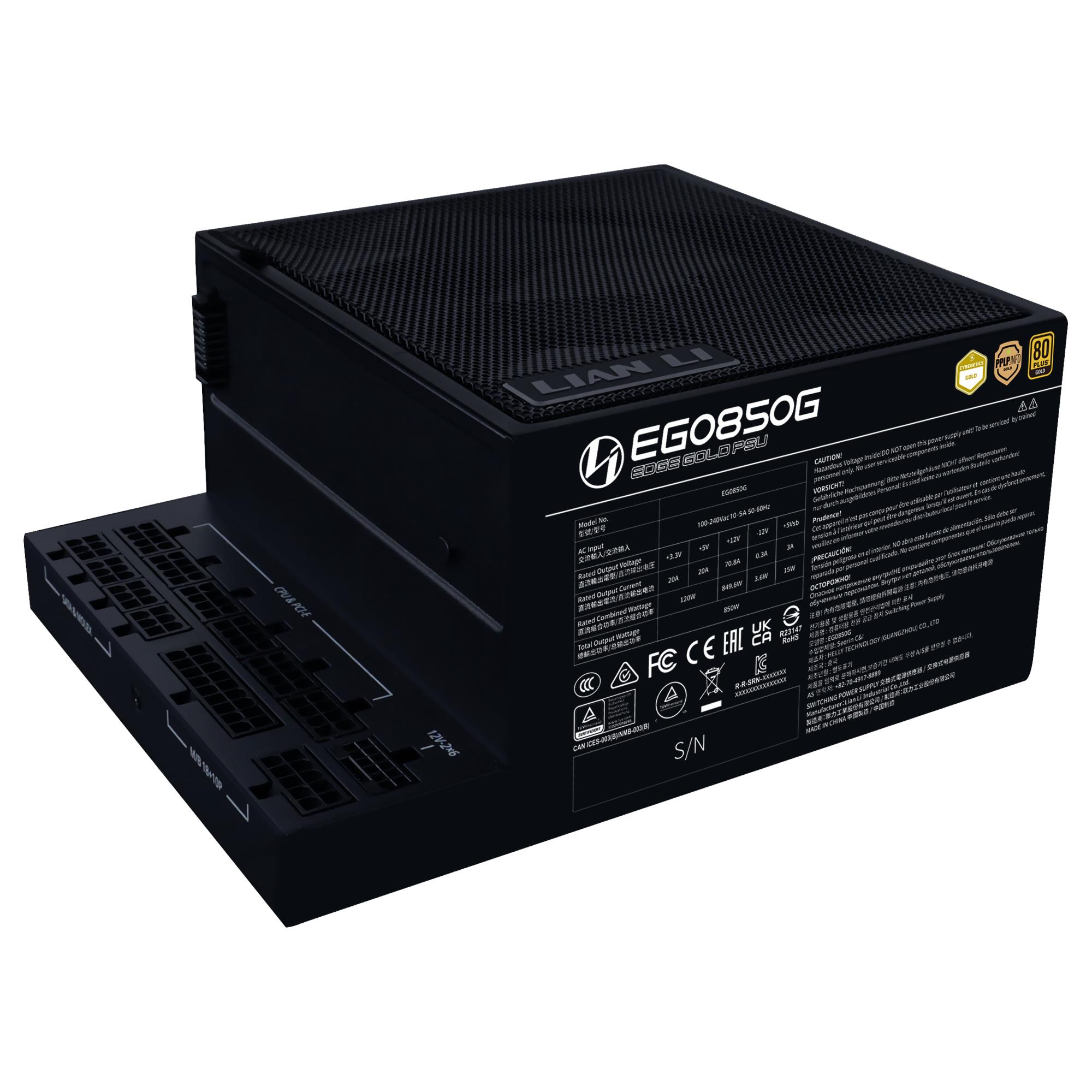 Power Supply|LIAN LI|EDGE GOLD 850|SFX|PC|100 - 240 V|850 W|G9P.EG0850G.B000.EU