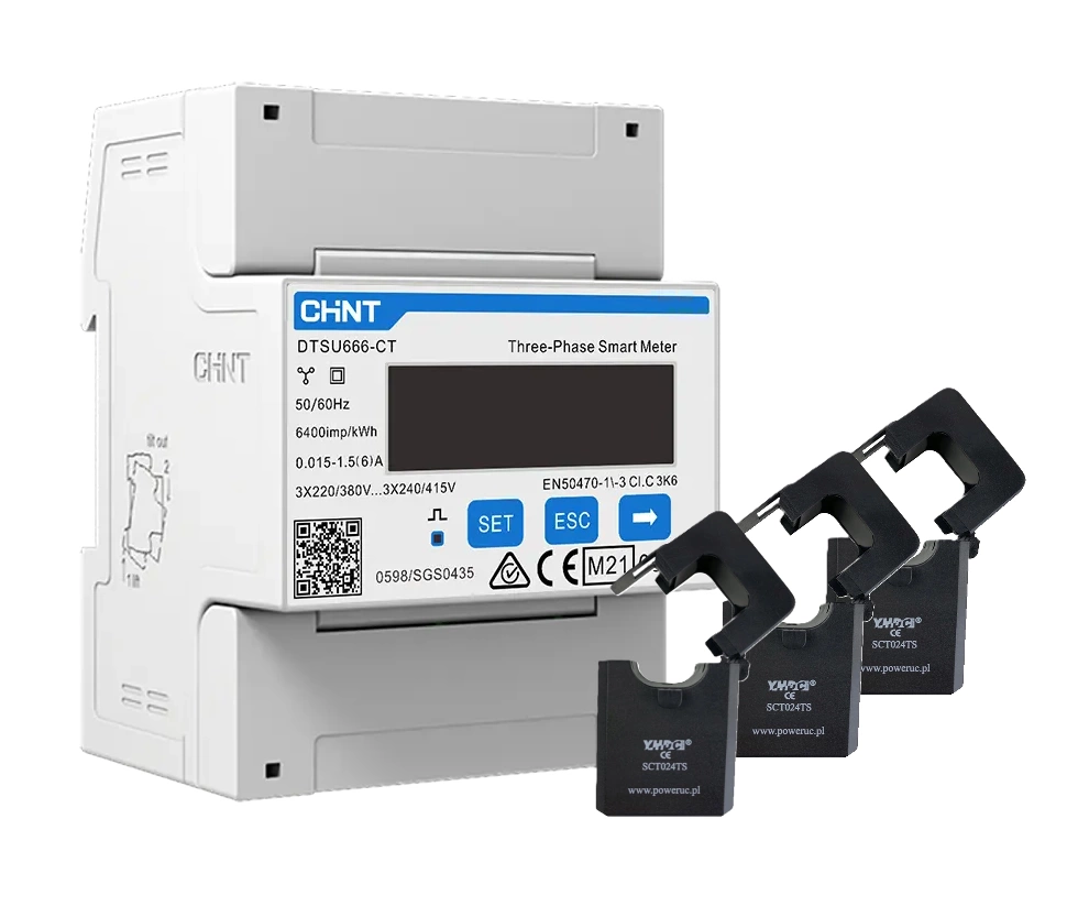 Deye Smart meter with current transformers - SEM DTSU666-CT
