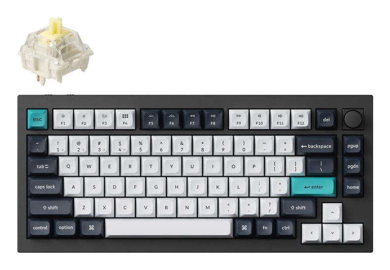 KEYBOARD WRL Q1 MAX RGB/CARBON BLACK Q1M-M4 KEYCHRON