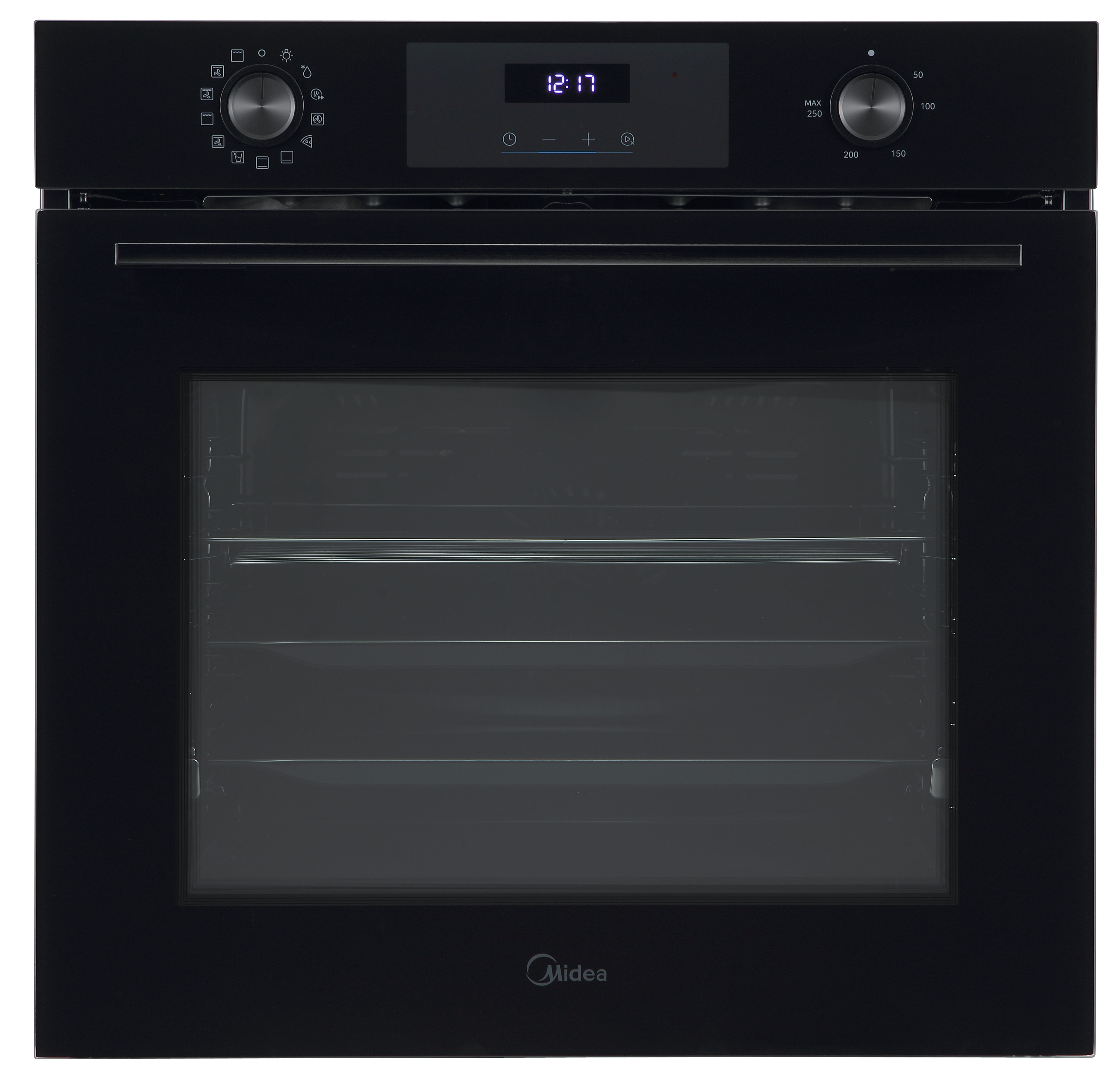 Midea MBO7NM30D0-BK Oven, Built-in, Electric, Width 60 cm, Touch Display, Black