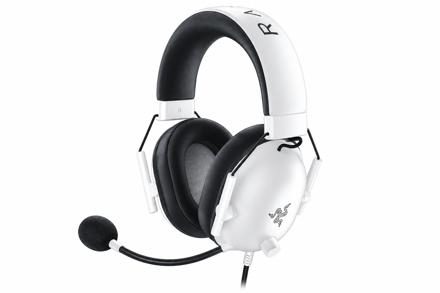 Razer Gaming Headset - BlackShark V2 X - Wired - Over-Ear - Microphone - Special White Edition - Noise canceling