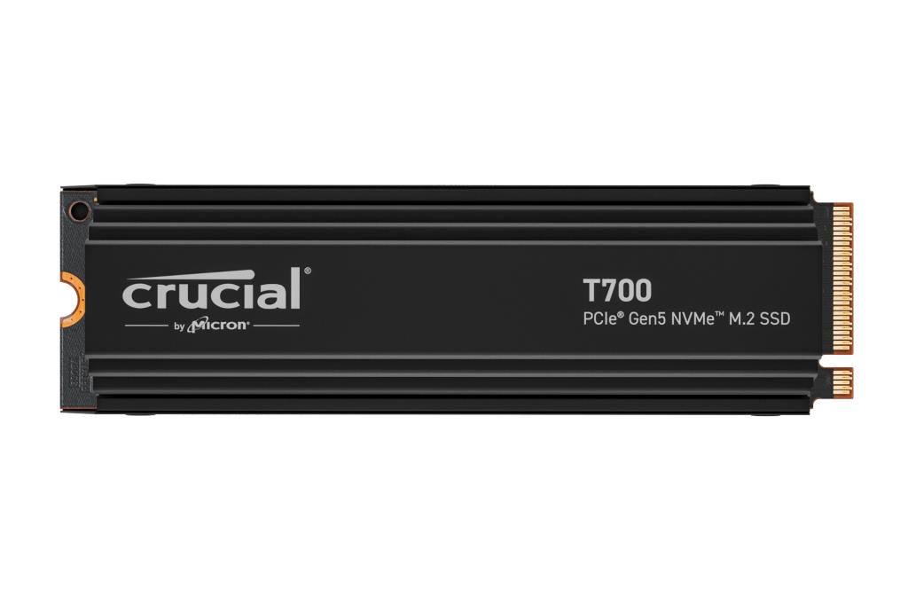 SSD|CRUCIAL|T700|4TB|M.2|PCIe Gen5|NVMe|TLC|Write speed 11800 MBytes/sec|Read speed 12400 MBytes/sec|TBW 2400 TB|CT4000T700SSD5
