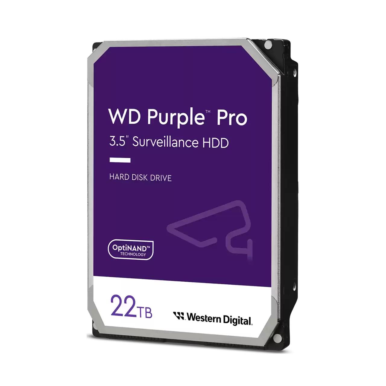 HDD|WESTERN DIGITAL|Purple Pro|22TB|512 MB|7200 rpm|3,5"|WD221PURP