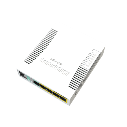 MikroTik - Cloud Router Switch - RB260GSP - Web managed - Desktop - SFP ports quantity 1 - Power over Ethernet (PoE) ports quantity 1