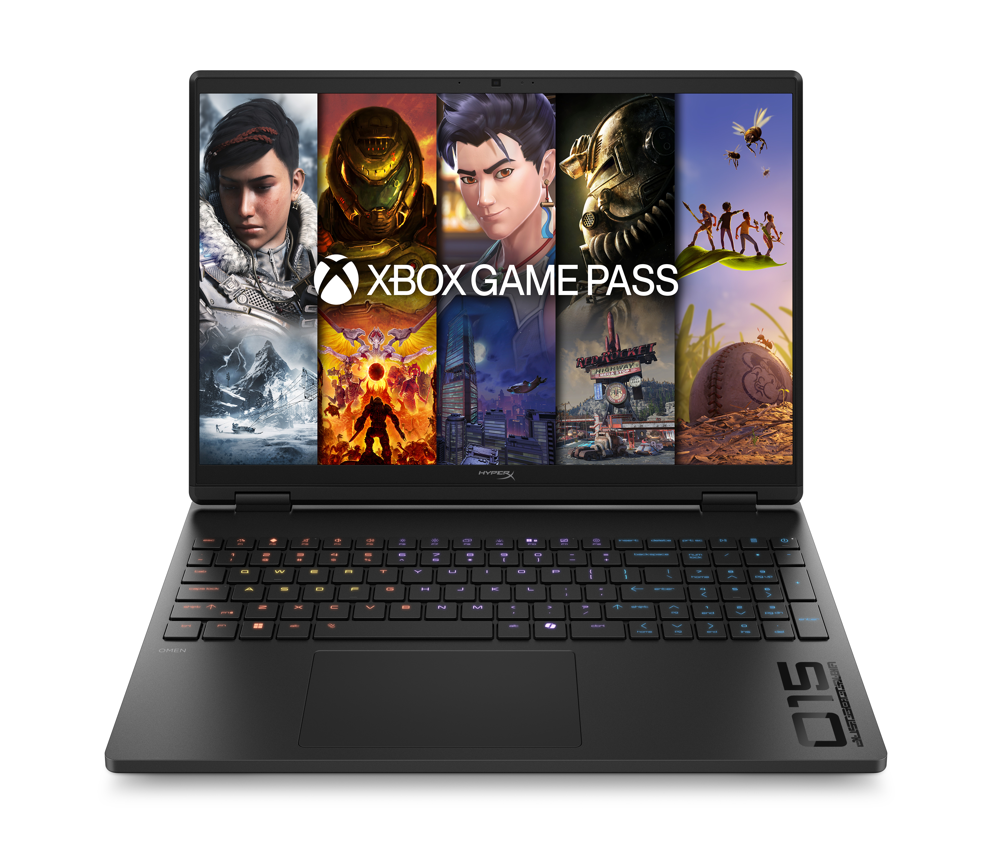 HyperX OMEN 15-gb0003ny - Ryzen 5 240, 16GB DDR5 1DM 5600, 512GB PCIe Gen4 Value, NVIDIA GeForce RTX 5060 8GB VRAM, 15.3 WQXGA (2560x1600) Antiglare Low Blue Light, Shadow Black, 150 Watt, Win 11 Home, 1 years