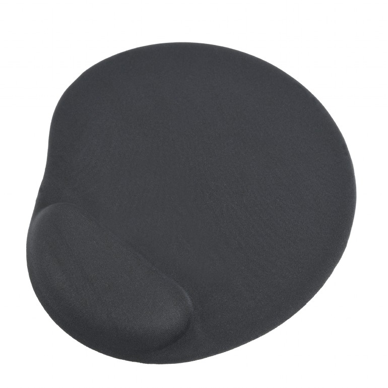 Gembird - Gel mouse pad with wrist support - Ergonomic mouse pad - 240 x 220 x 4 mm - Black
