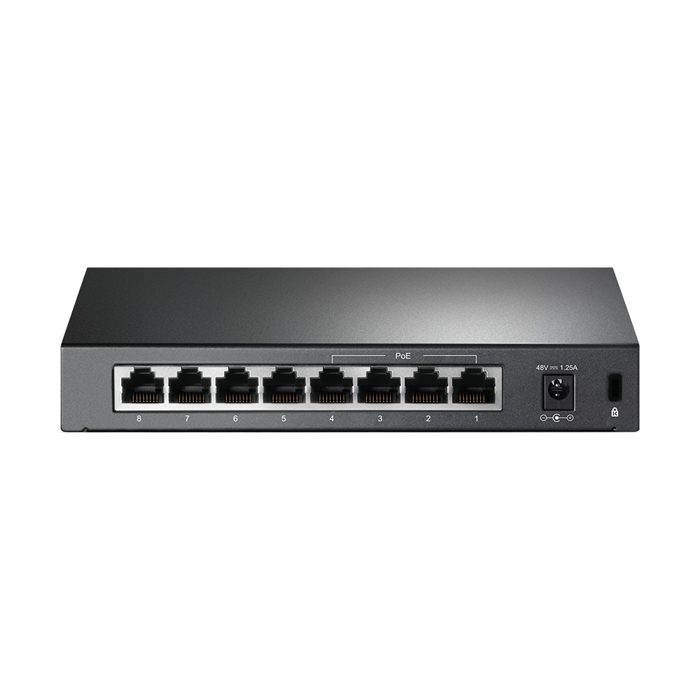 TP-LINK - Switch - TL-SF1008P - Unmanaged - Desktop - 10/100 Mbps (RJ-45) ports quantity 8 - Power over Ethernet (PoE) ports quantity 4 - Power supply type External