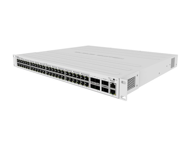 MikroTik Cloud Router Switch 354-48P-4S+2Q+RM with RouterOS L5 License - MikroTik - Rackmountable