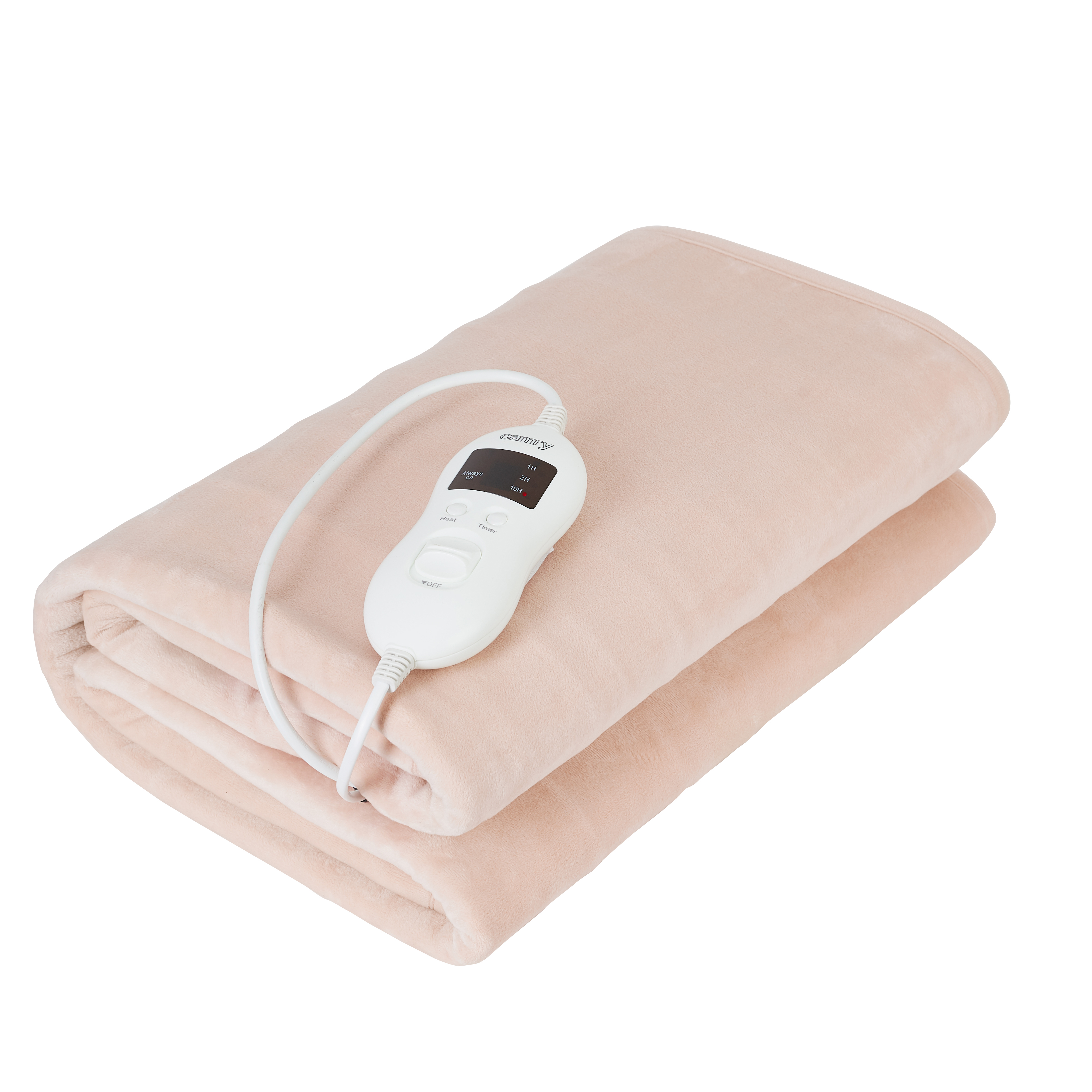 Camry - Electric blanket - CR 7423 - Number of heating levels 8 - Number of persons 1 - Washable - Coral fleece - 60 W - Beige