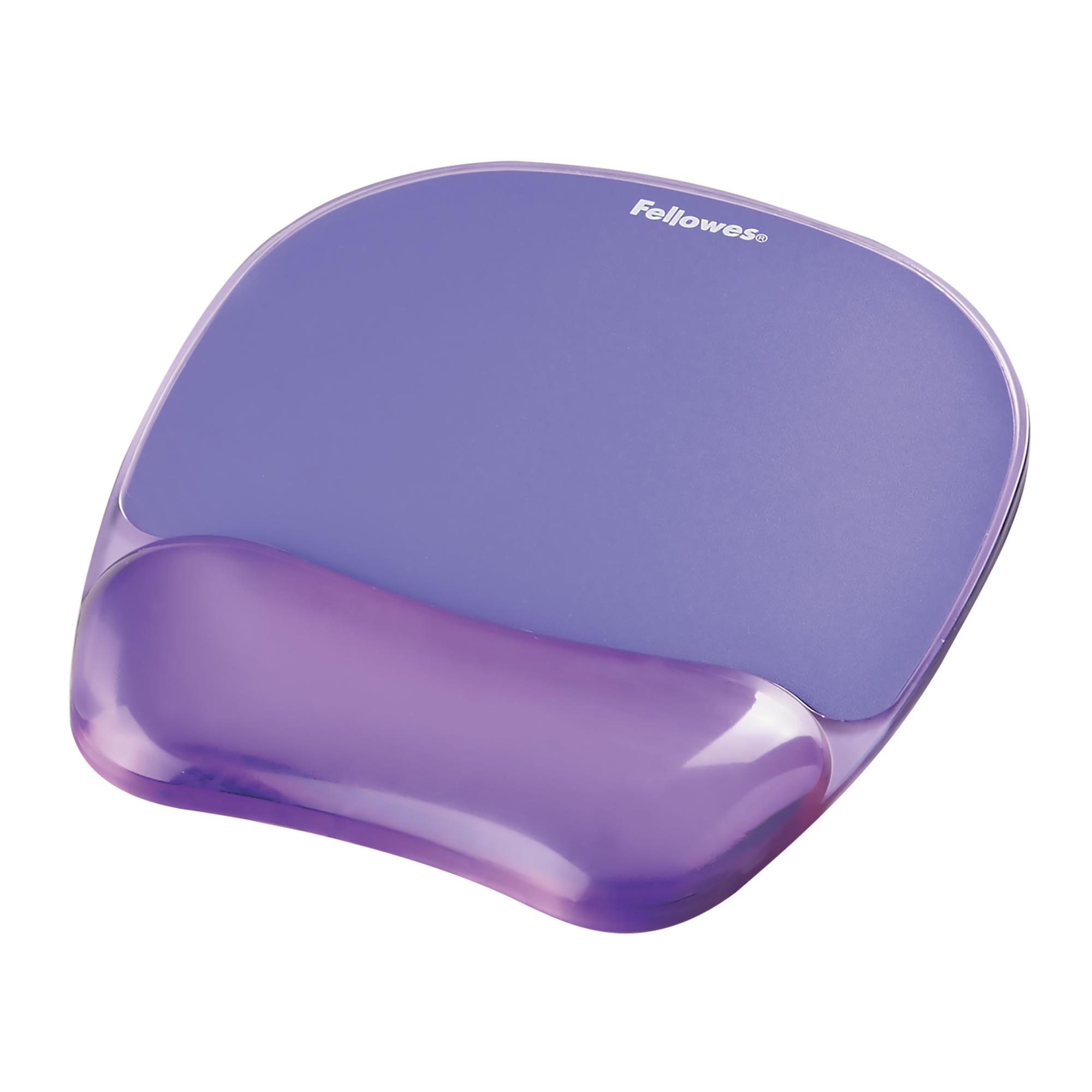 MOUSE PAD CRYSTAL GEL/PURPLE 9144104 FELLOWES